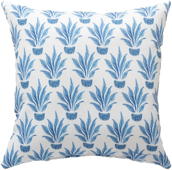 Manual Woodworkers & Weavers Beach Vibes Climaweave Throw Pillow 18" x 18" By Rebecca Canale