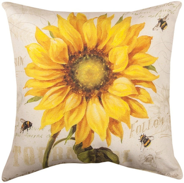 Manual Woodworkers & Weavers Under The Sun Climaweave Throw Pillow 18" x 18" By Manual Woodworkers & Weavers