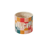 Naughty or Nice Ceramic Pot By Accent Decor