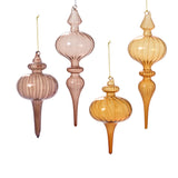 Nicolette Glass Ornaments By Accent Decor