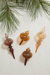 Nicolette Glass Ornaments By Accent Decor