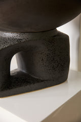 Oberon Reactive Glaze Sculptural Bowl By Accent Decor