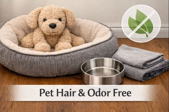 Free of pet hair & odors