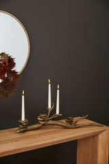 Oyster Mushroom Metal Candleholder By Accent Decor