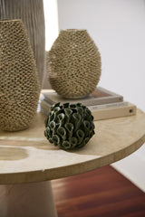 Pandora Reactive Glaze Sculptural Vase By Accent Decor