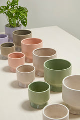 Pasadena Matte Footed Pots By Accent Decor
