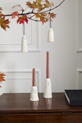 Phantom Ceramic Candleholders By Accent Decor