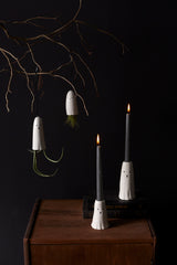 Phantom Ceramic Candleholders By Accent Decor