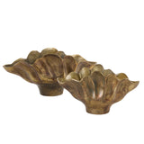Phoenix Antique Gold Metal Boat-Shaped Vessel By Accent Decor