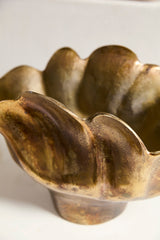 Phoenix Antique Gold Metal Boat-Shaped Vessel By Accent Decor