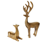 Prancer Reindeer Metal Figurines By Accent Decor