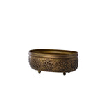 Pressed Snowflake Trough Vessel By Accent Decor