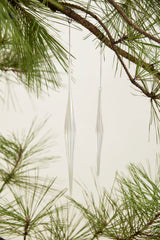 Prism Icicle Glass Ornaments By Accent Decor
