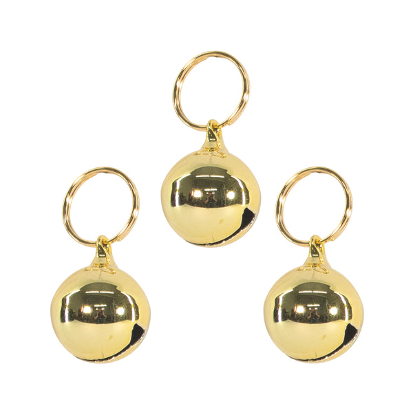 Coastal Pet Coastal Pet Round Dog Bells, Gold, 3-Pack