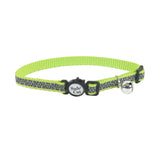 Lazer Brite Reflective Adjustable Breakaway Cat Collar - Shamrocks
