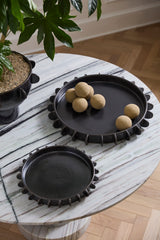 Reverie Tabletop Sculptural Ceramic Trays By Accent Decor