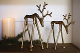 Rex Reindeer Metal Decorative Figurines By Accent Decor