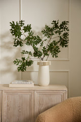 Rhythm Reactive Glaze Sculptural Vase By Accent Decor