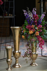 Riela Metal Vase By Accent Decor