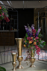 Riela Metal Vase By Accent Decor