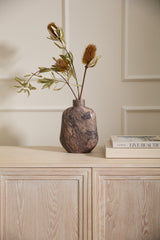 Romare Sculptural Matte Vase By Accent Decor