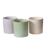 Roux Textured Ceramic Pots By Accent Decor