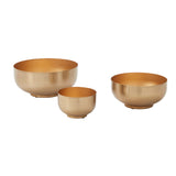 Roz Metal Bowls By Accent Decor