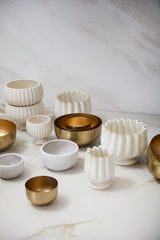 Roz Metal Bowls By Accent Decor