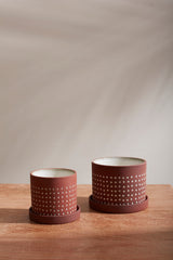 Salamanca Textured Ceramic Pots By Accent Decor