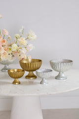 Scallop Metal Compotes By Accent Decor
