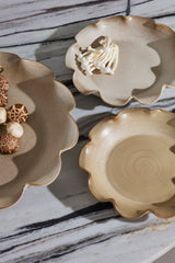 Scallop Trimmed Trays By Accent Decor