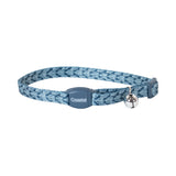Safe Cat Adjustable Breakaway Cat Collar with Magnetic Buckle - Grey Silver Arrows