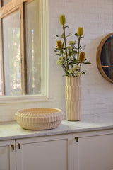 Seraphina Textured Sculptural Bowl By Accent Decor