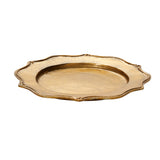 Serendipity Metal Decorative Charger By Accent Decor