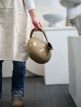 Serpentine Glossy Ceramic Decorative Pitcher By Accent Decor