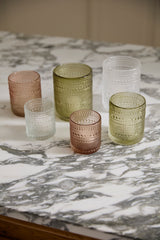 Share Textured Glass Votive Candleholder By Accent Decor