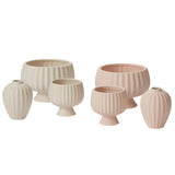Sonata Matte Ceramic Decorative Vessels By Accent Decor
