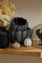Spiced Pumpkin Ceramic Pots By Accent Decor