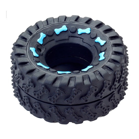 SPOT SPOT by Ethical Products Squeaky Vinyl Tire Dog Toy, 3.5"