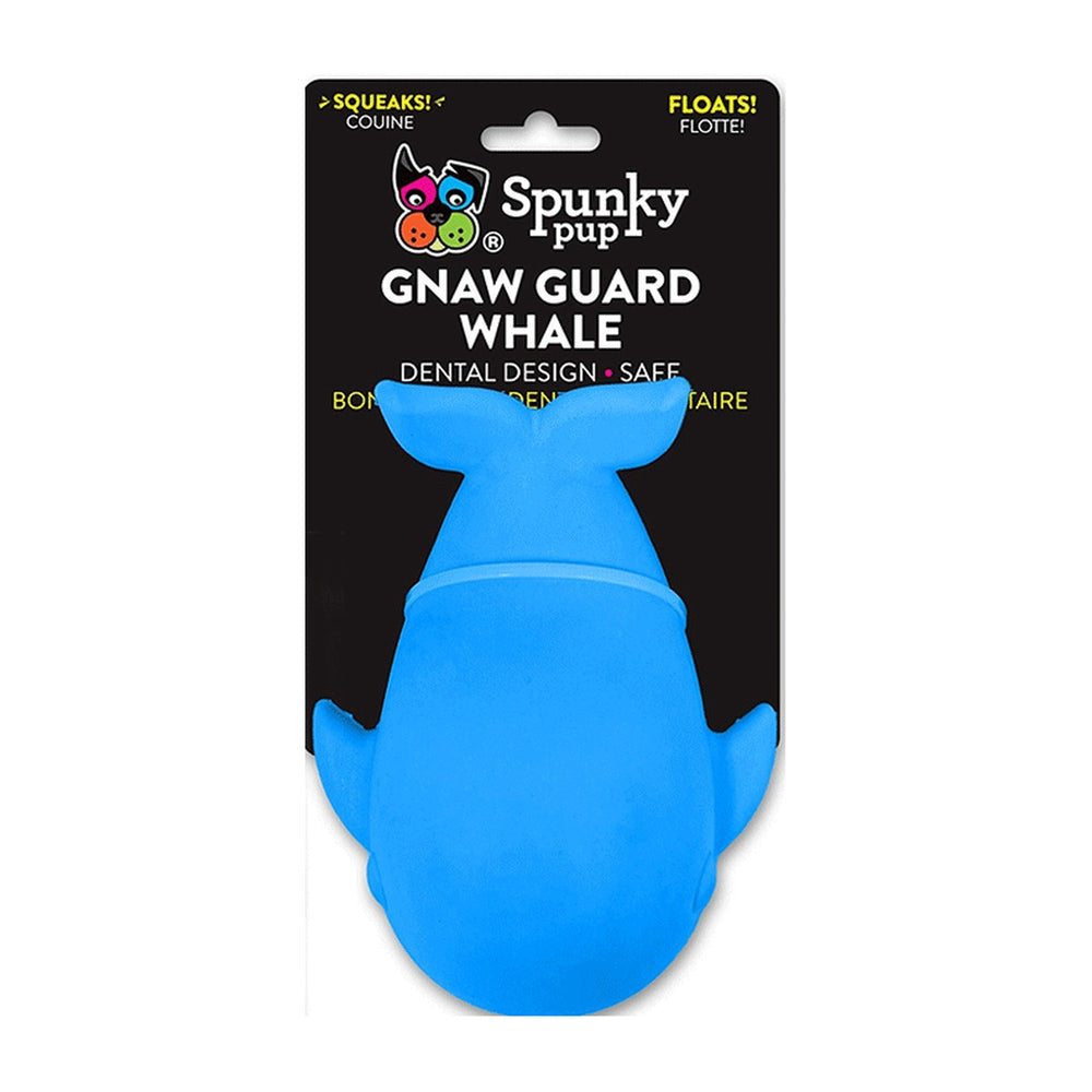 Spunky Pup Gnaw Guard Squeaky Whale