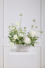 Stable Ribbed Glossy Planters By Accent Decor