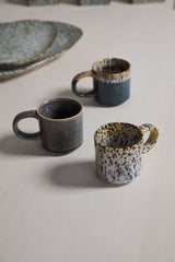 Starling Reactive Glaze Speckled Decorative Mugs By Accent Decor