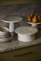 Starling Speckled Ceramic Serving & Display Stands By Accent Decor - 12" x 4.75" - Image 6