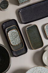 Starling Reactive Glaze Glossy Trays (Set of 3) By Accent Decor