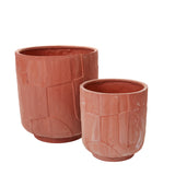 Stratford Textured Ceramic Planter By Accent Decor
