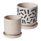 Sundae Ceramic Pots By Accent Decor