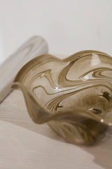 Swirled Glass Bowl By Accent Decor