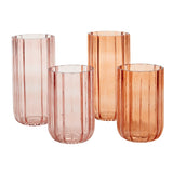 Tanger Ribbed Glass Vases By Accent Decor