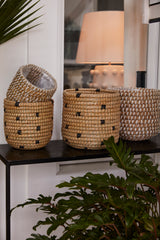 Tejida Textured Woven Baskets By Accent Decor