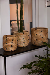 Tejida Textured Woven Baskets By Accent Decor
